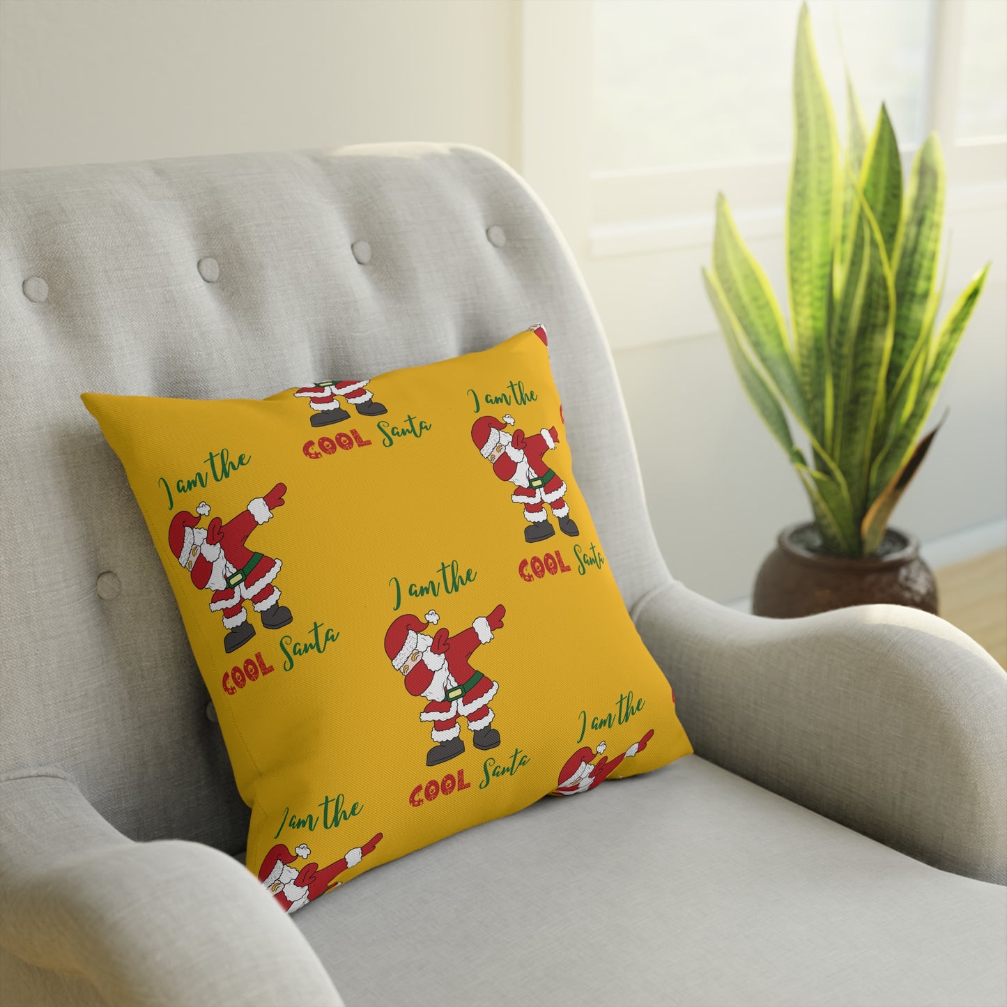 Funny Cool Santa Clause Coushine Pillow