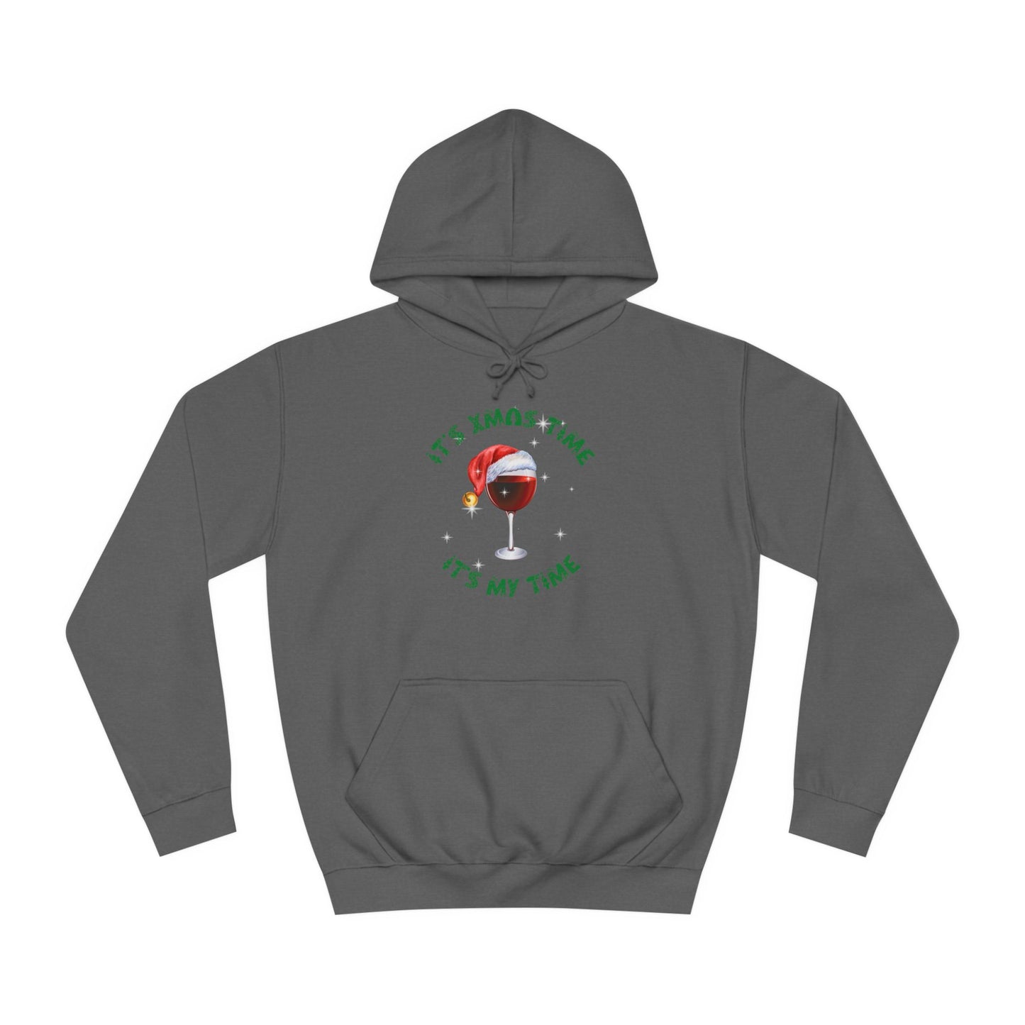 Funny adult message for christmas College Hoodie