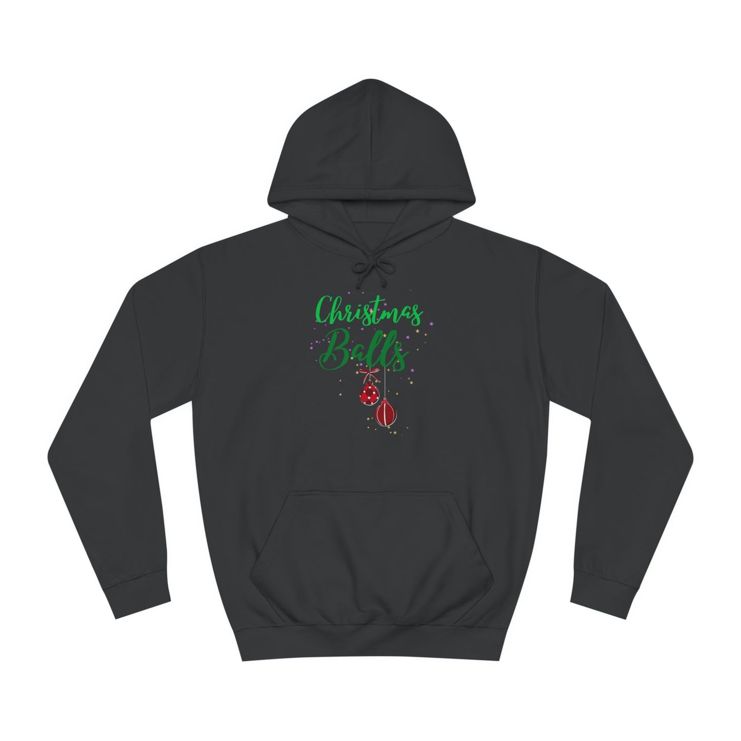funny adult christmas message Hoodie - Christmas balls