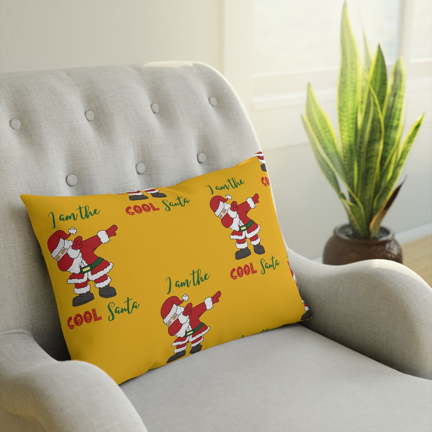 Funny Cool Santa Clause Coushine Pillow