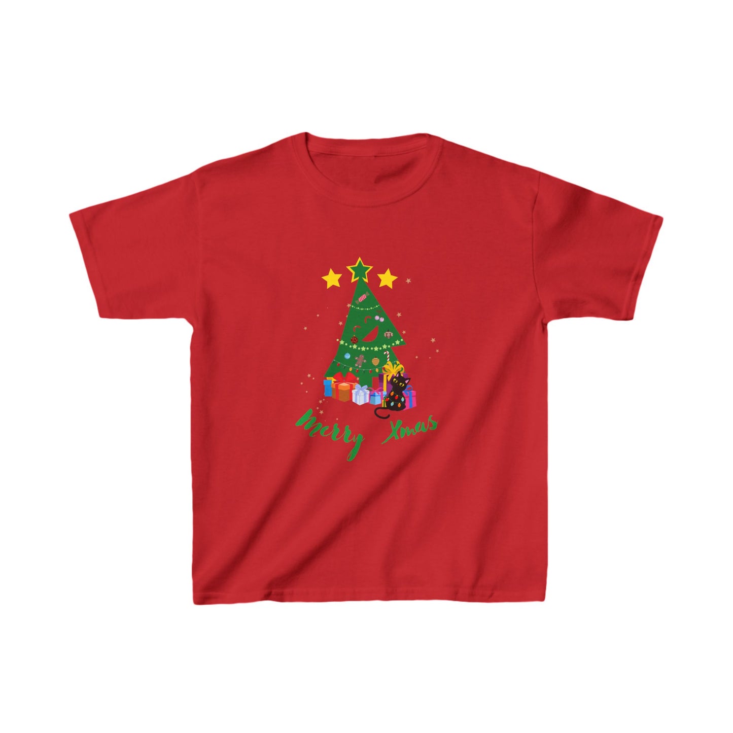 Kids Tee Funny Christmas Tree Xmas Merry Xmas