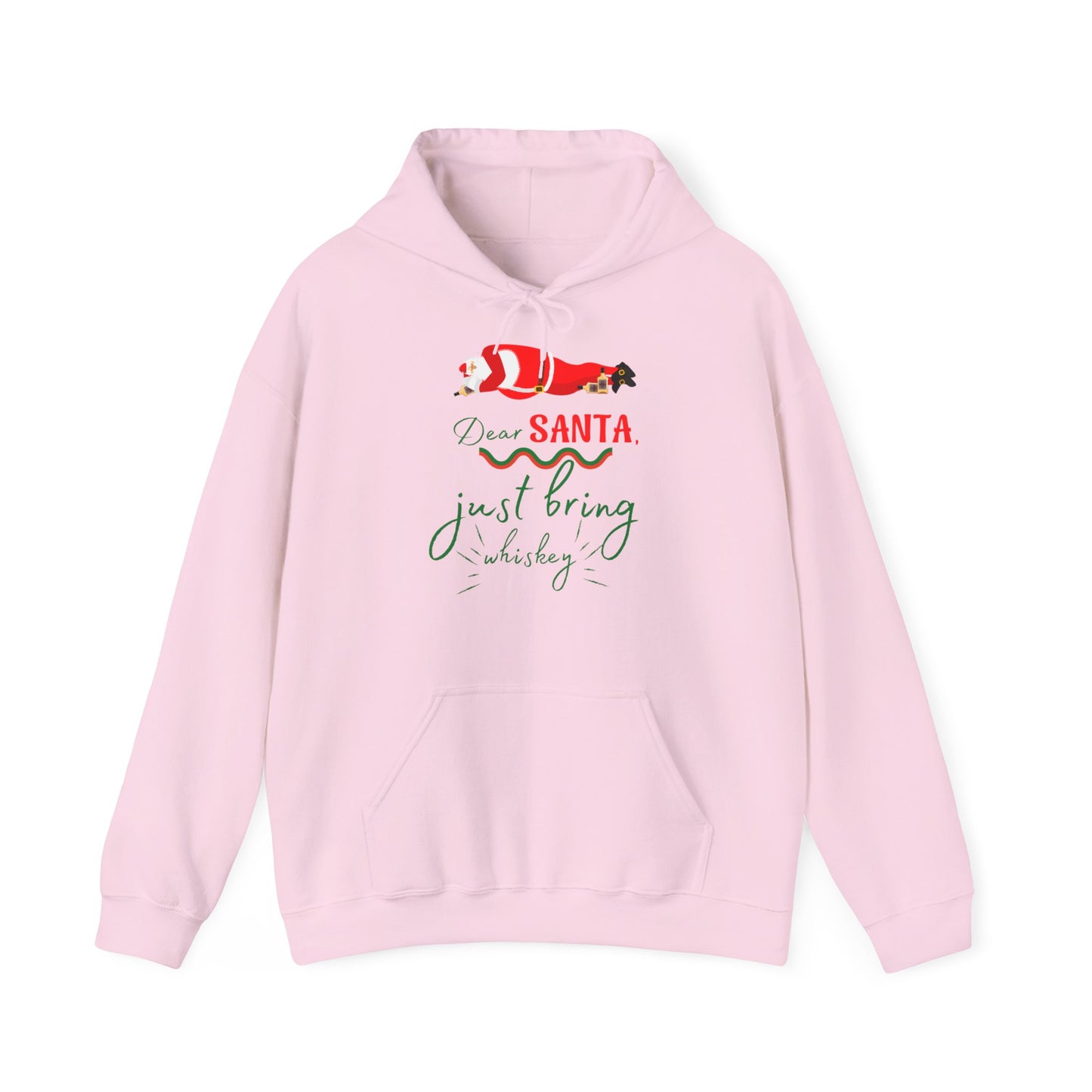 Funny Men Christmas Message -  Hooded Sweatshirt