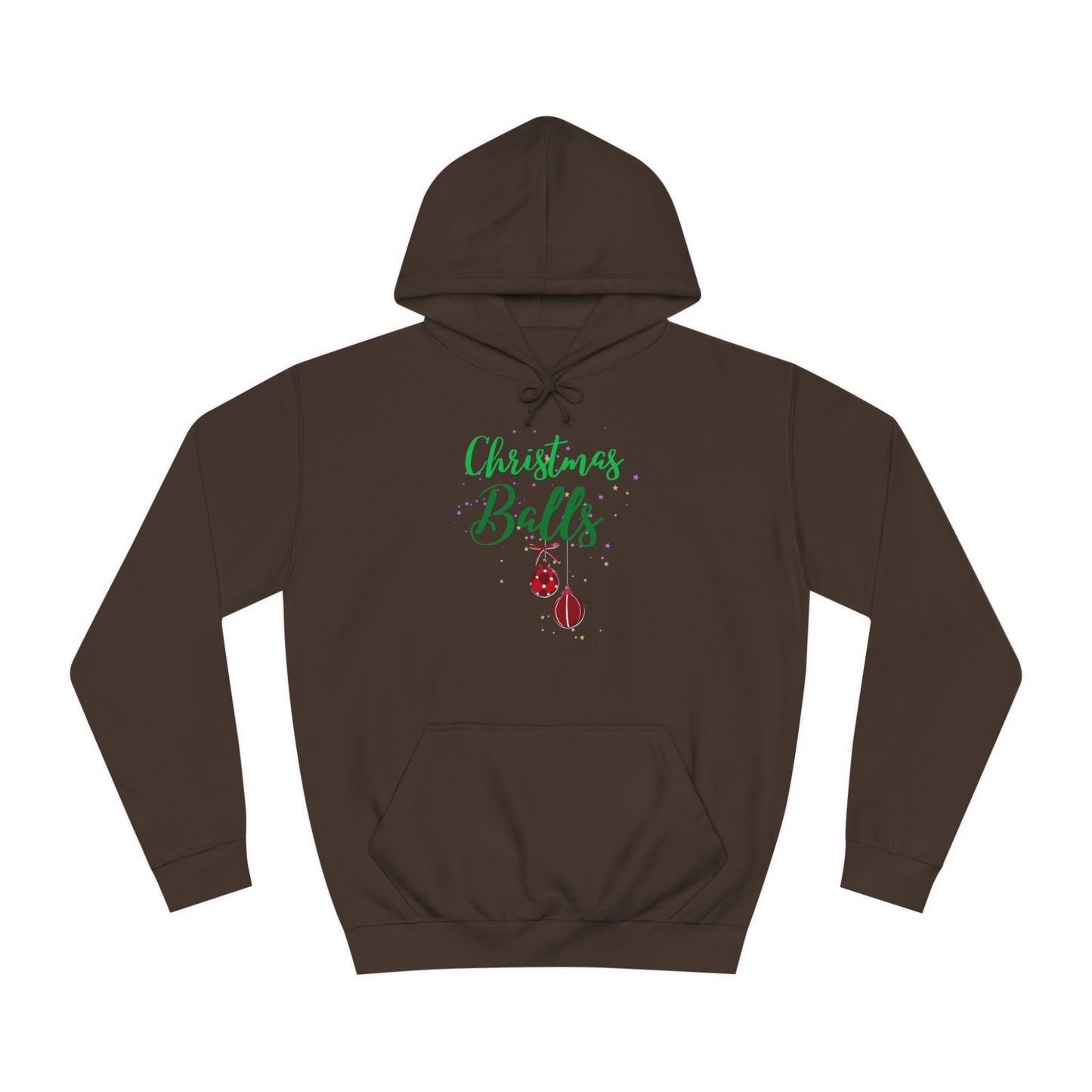 funny adult christmas message Hoodie - Christmas balls