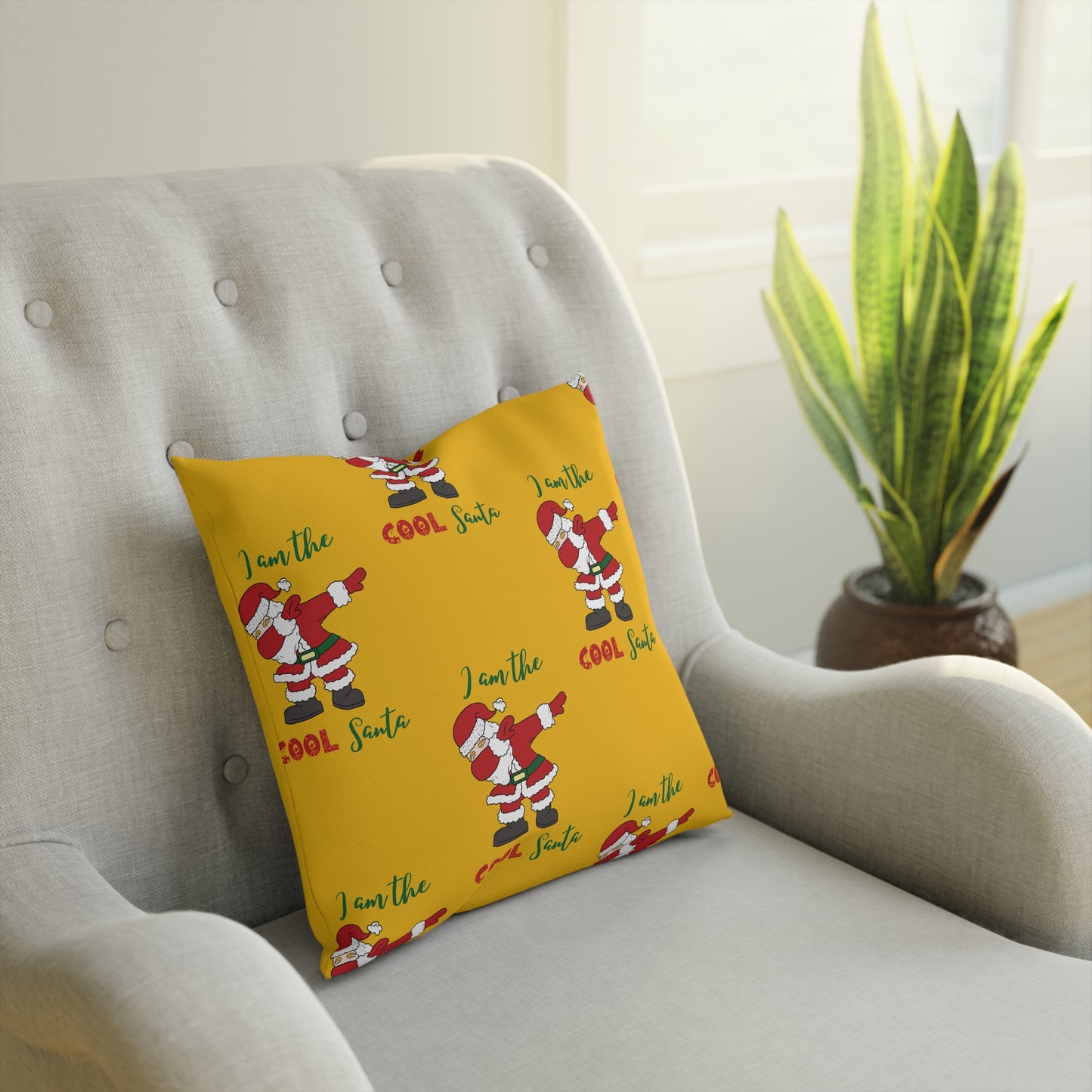 Funny Cool Santa Clause Coushine Pillow