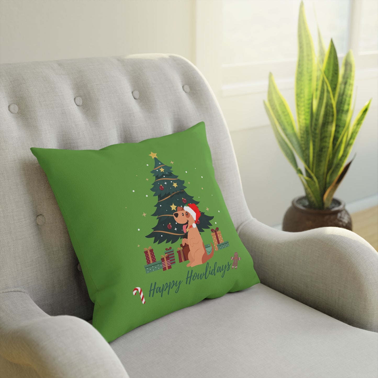 Dog lover Funny Christmas Pillow - Cushion
