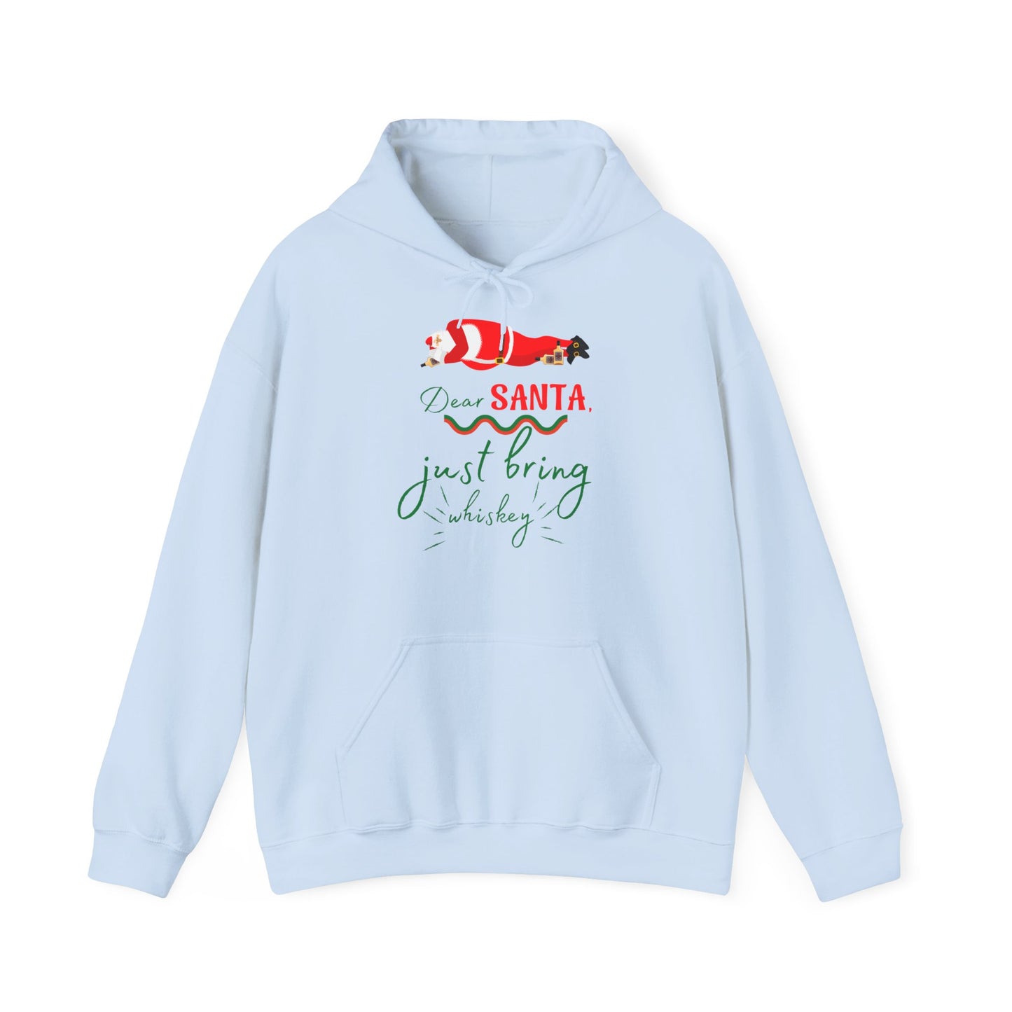 Funny Men Christmas Message -  Hooded Sweatshirt