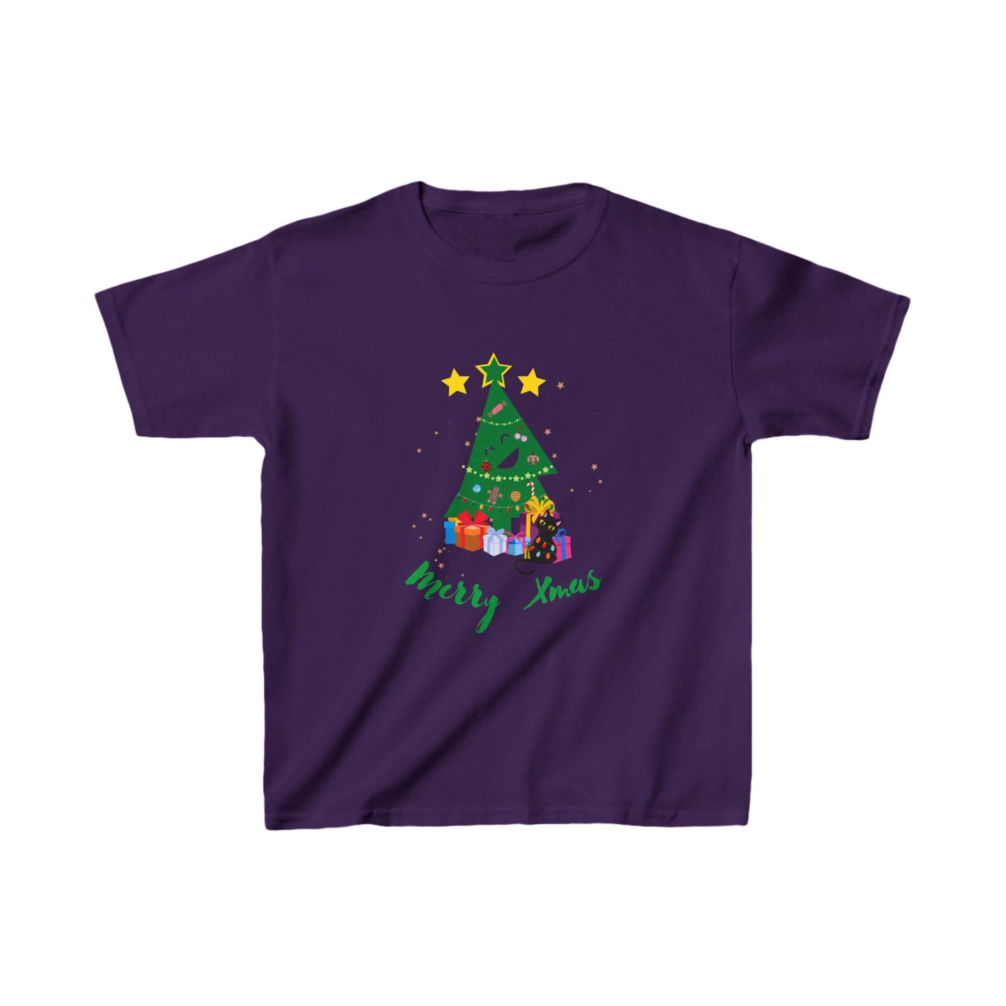 Kids Tee Funny Christmas Tree Xmas Merry Xmas