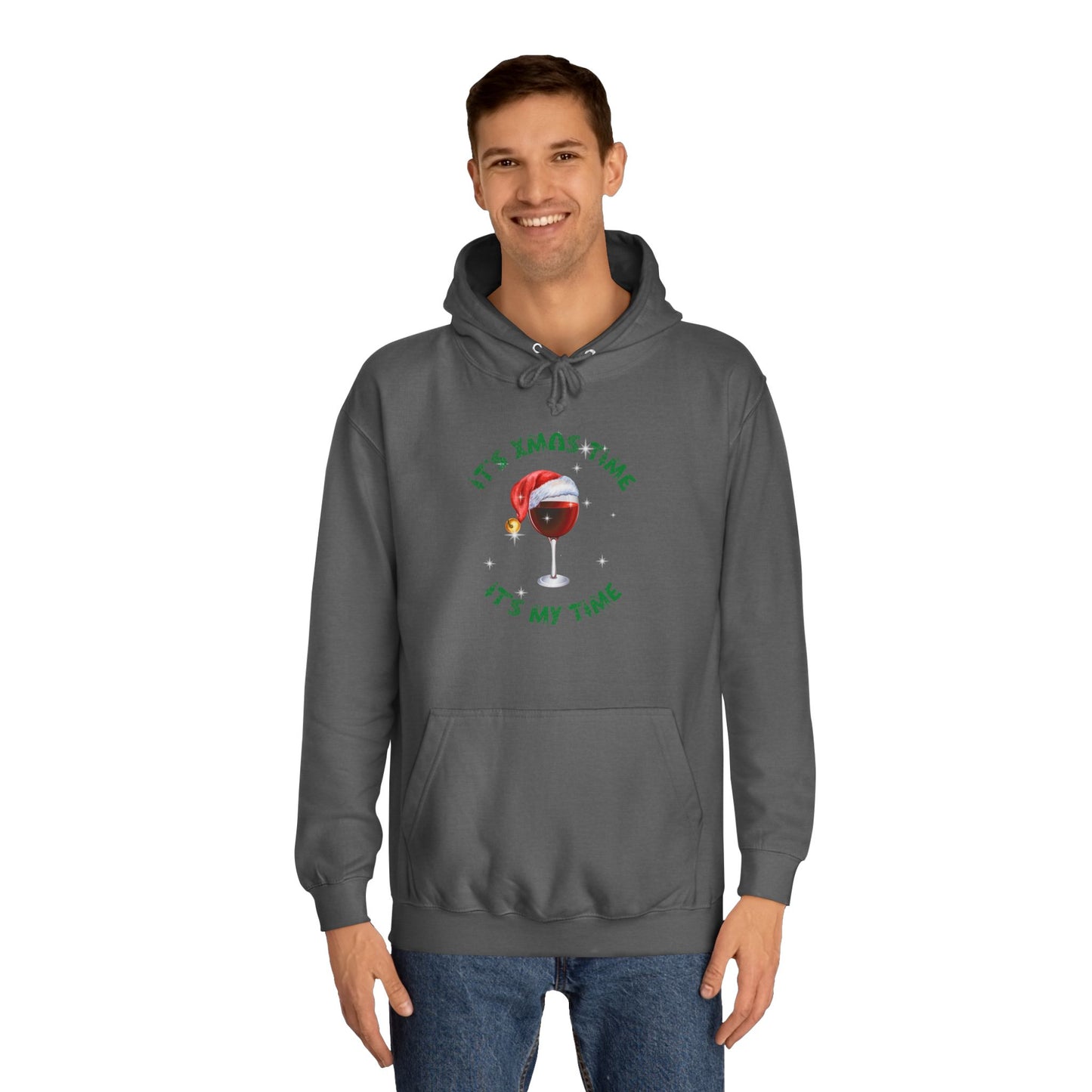 Funny adult message for christmas College Hoodie