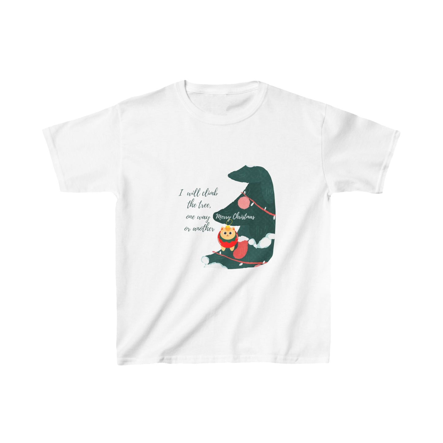 Kids Funny Christmas T-shirt Heavy Cotton™ Tee