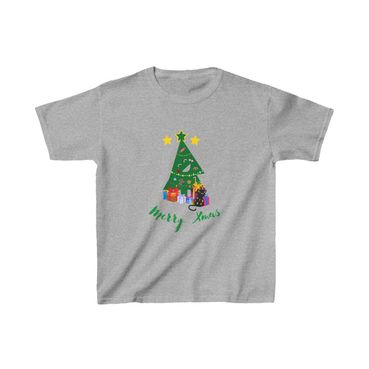Kids Tee Funny Christmas Tree Xmas Merry Xmas