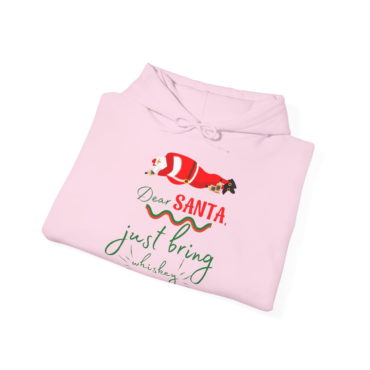 Funny Men Christmas Message -  Hooded Sweatshirt