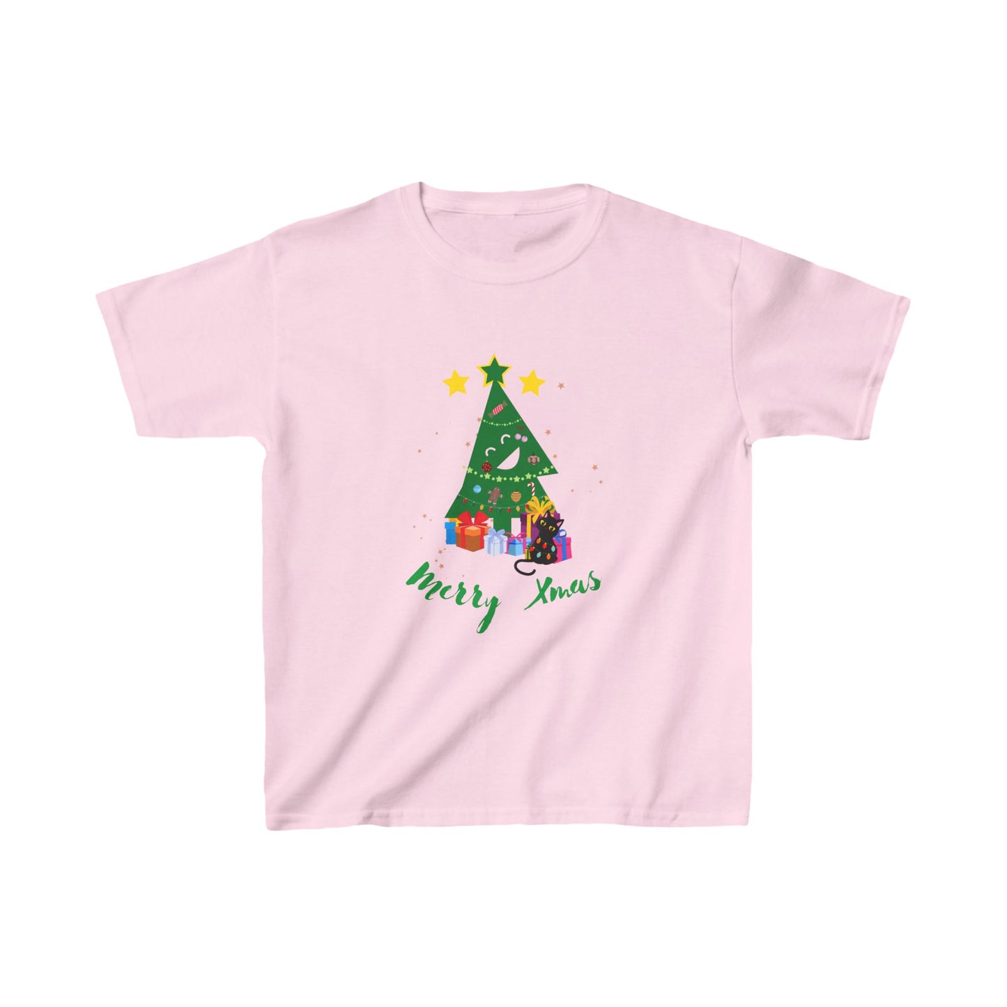 Kids Tee Funny Christmas Tree Xmas Merry Xmas