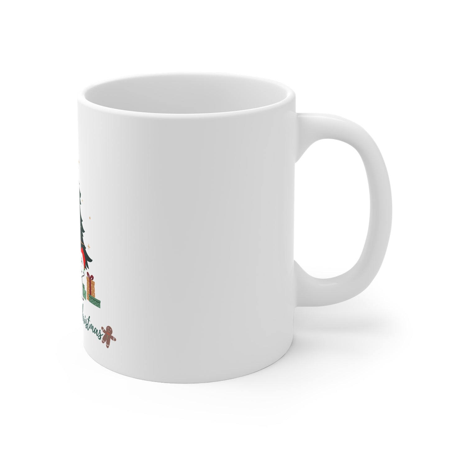 Mug - Cat Lovers for Christmas - Funny Christmas Tree Message