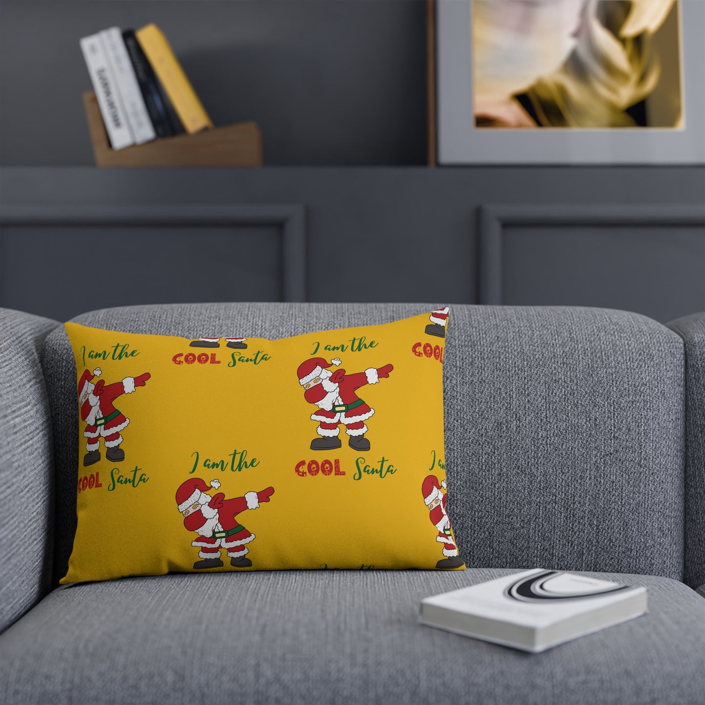 Funny Cool Santa Clause Coushine Pillow