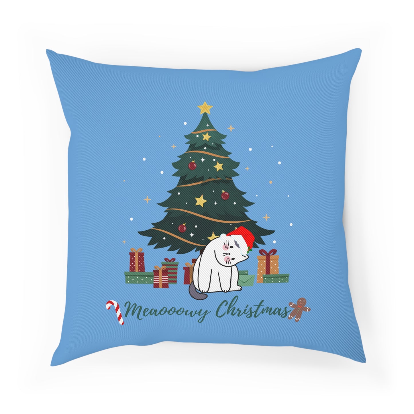 Cat lover funny Christmas Cushion - Pillow