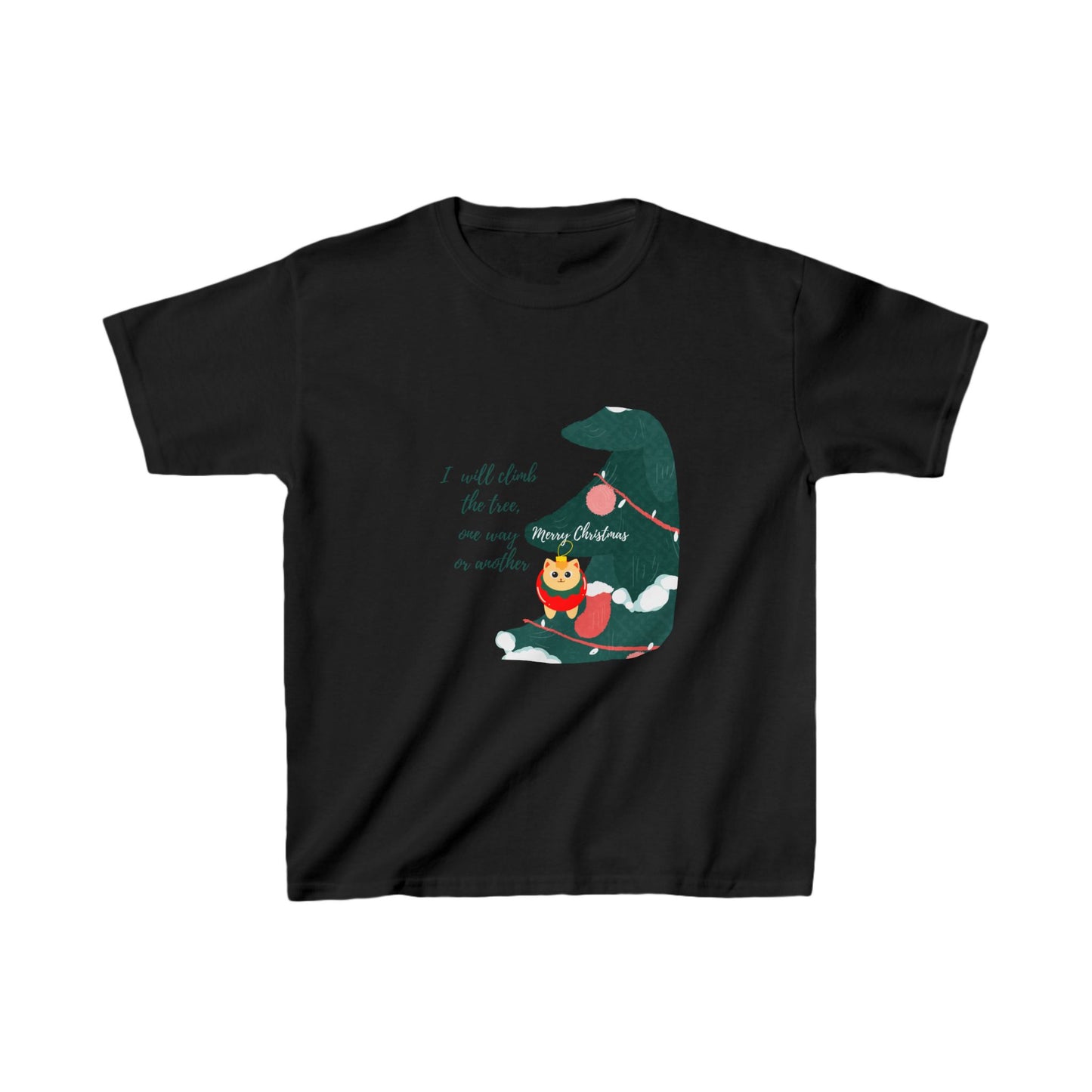 Kids Funny Christmas T-shirt Heavy Cotton™ Tee