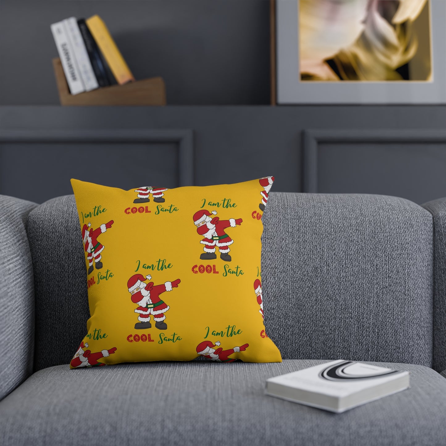 Funny Cool Santa Clause Coushine Pillow