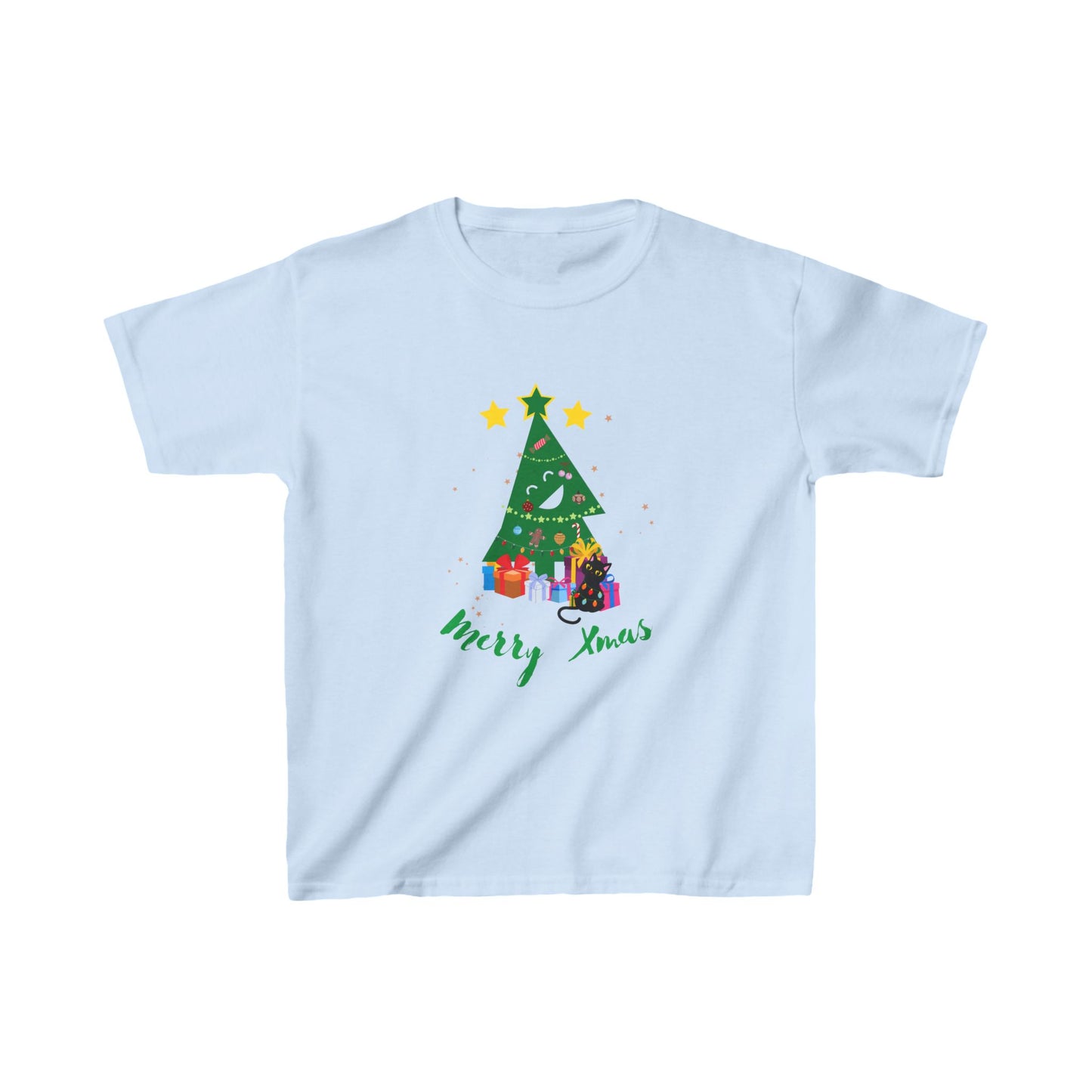 Kids Tee Funny Christmas Tree Xmas Merry Xmas