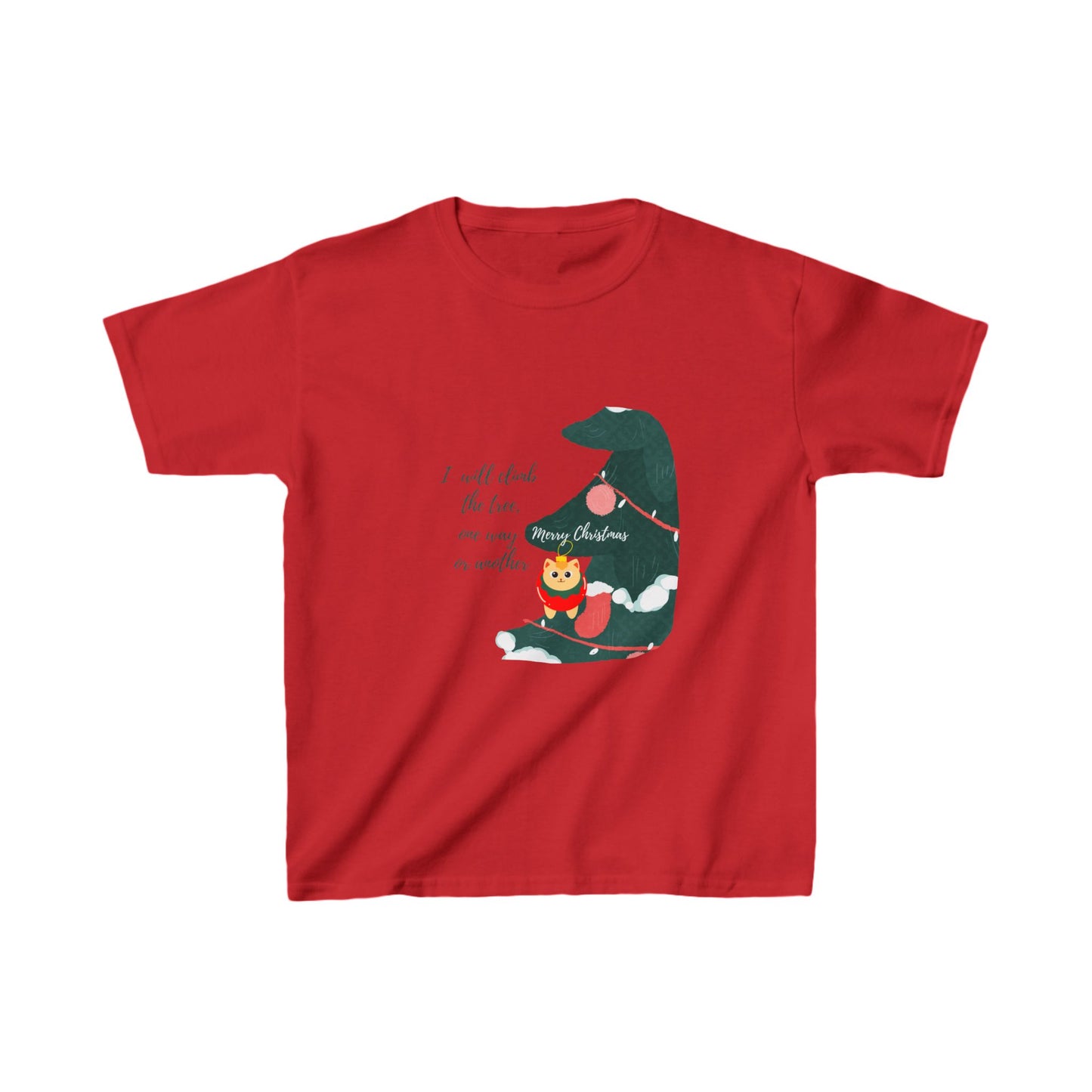 Kids Funny Christmas T-shirt Heavy Cotton™ Tee