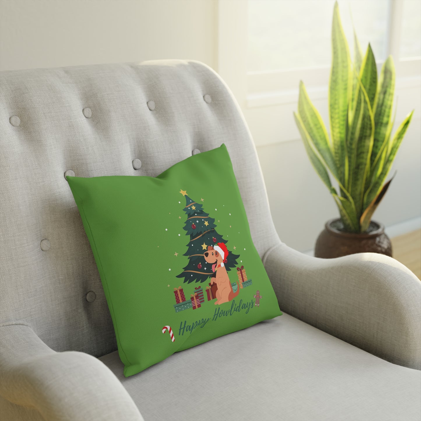 Dog lover Funny Christmas Pillow - Cushion