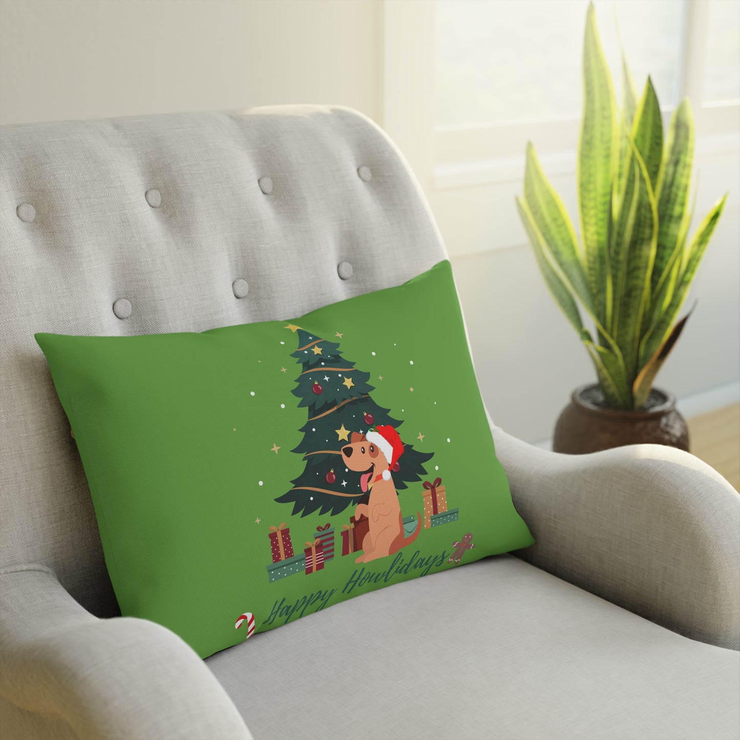 Dog lover Funny Christmas Pillow - Cushion